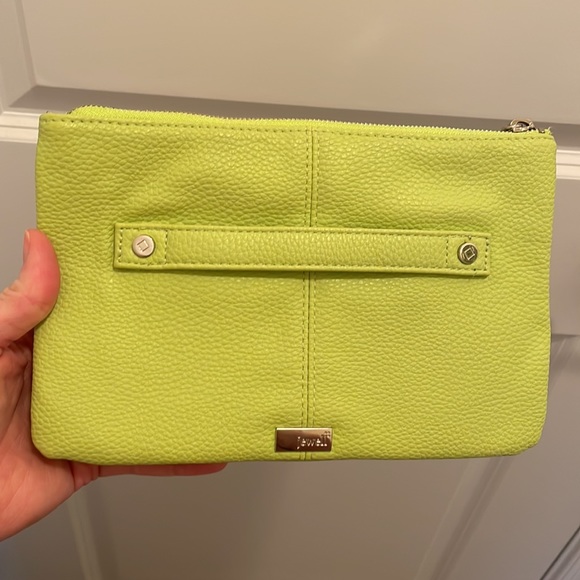 Jewel Citrus Lime Pebble Street Style Urban purse. Removal shoulder strap. - Picture 7 of 10